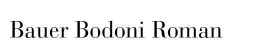 Bodoni