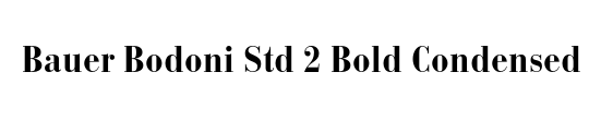 Bauer Bodoni Std 2