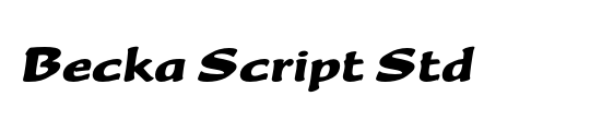 Becka Script