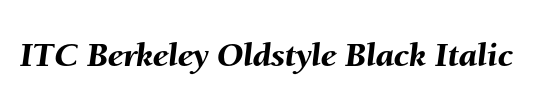 Berkeley Oldstyle