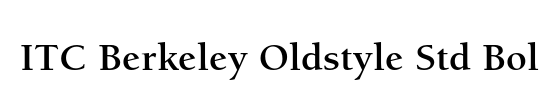 ITC Berkeley Oldstyle Std