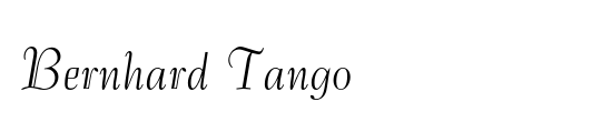 Tango Condensed