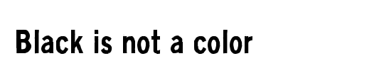 No Color