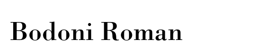 Bodoni LT