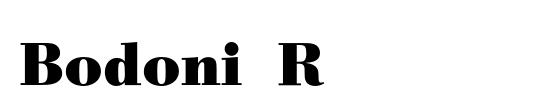 Bodoni Six ITC