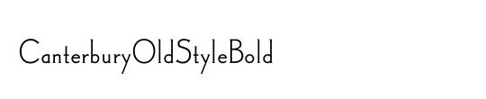 CanterburyOldStyleBold