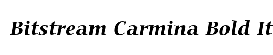 Bitstream Carmina