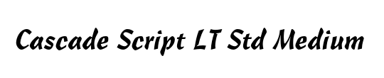 Nuptial Script LT Std