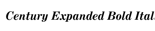 Harrier Bold Expanded Italic