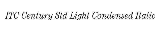 Century Light Condensed SSi