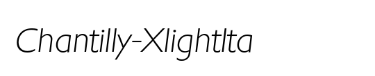 Chantilly-Xlight