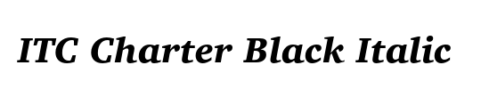 Bitstream Charter