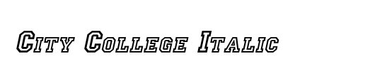 Exedore College Italic