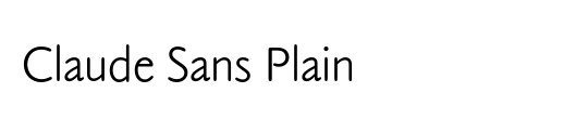 Claude Sans Italic LET