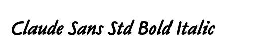 Claude Sans Bold Italic