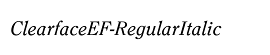 HollanderEF-RegularItalic