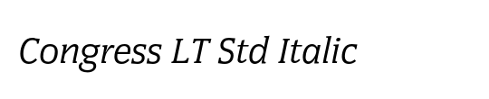 Congress LT Std