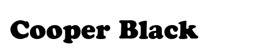 CooperBlack-Thin-Italic