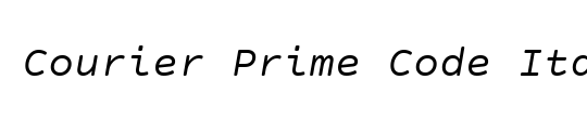 Courier Prime Code