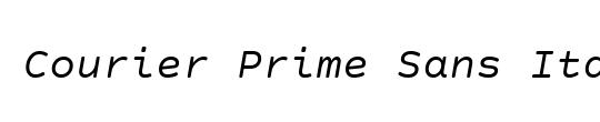 Courier Prime Sans