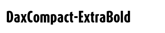 DaxCompact-ExtraBold