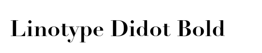 Didot LH Initials