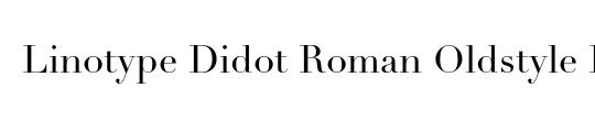 Didot LT Roman