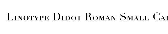 Didot LH RomanOsF