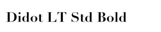 Didot LT Std