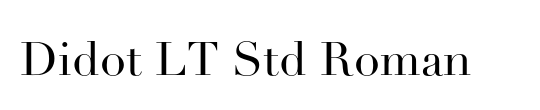 Linotype Didot