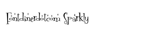 Fontdinerdotcom Sparkly