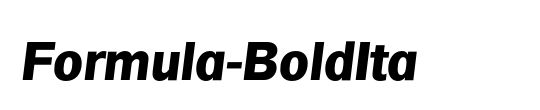 Formula-Bold