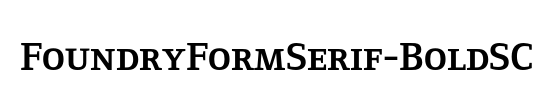 FoundryFormSerif