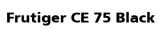 Frutiger CE 45 Light