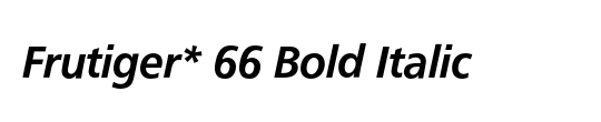 Frutiger BQ