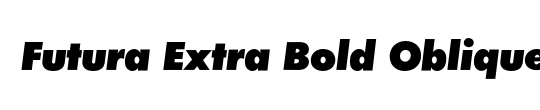 Futura LT ExtraBold