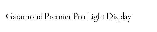 PF Premier Text Light