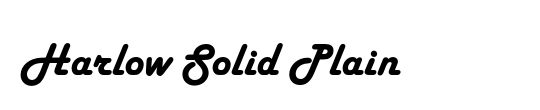 Harlow Solid Italic