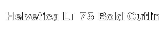 Helvetica LT Std