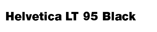 Helvetica LT Std