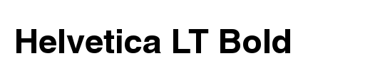 Helvetica LT