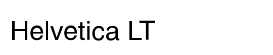 Helvetica LT