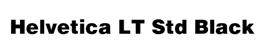 Helvetica LT Std