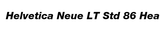 Helvetica Neue LT Pro