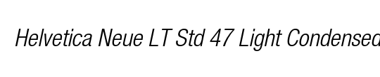 Helvetica Neue LT Std