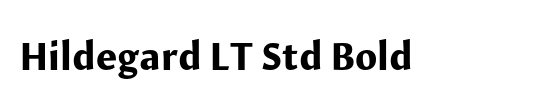 Hildegard LT Std