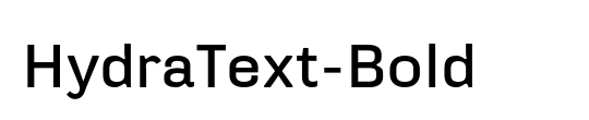 HydraText-BlackItalic