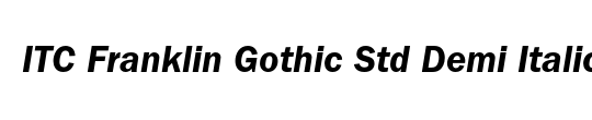 ITC Franklin Gothic Std