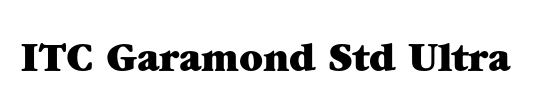 Garamond LT UltraCondensed