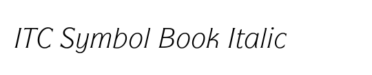 Symbol LT Book